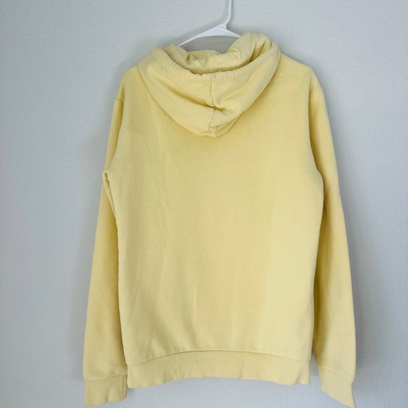 Adidas Men's Light Yellow Hoodie - Picture 4 of 6